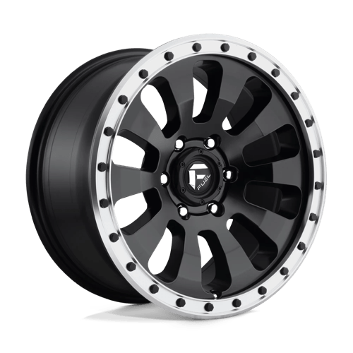 Fuel Offroad D629 TACTIC Matte Black Machined Ring 18x9 +20 6x139.7mm 108mm - WheelWiz