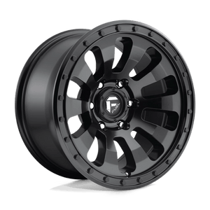 Fuel Offroad D630 TACTIC Matte Black 17x9 -12 6x139.7mm 108mm - Wheelwiz