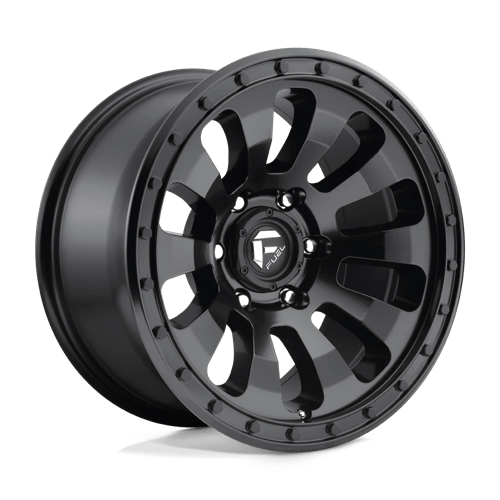Fuel Offroad D630 TACTIC Matte Black 18x9 +20 5x150mm 110.1mm - Wheelwiz