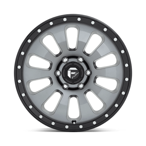 Fuel Offroad D648 TACTIC Matte Gunmetal Black Bead Ring 18x9 +20 6x139.7mm 106.1mm