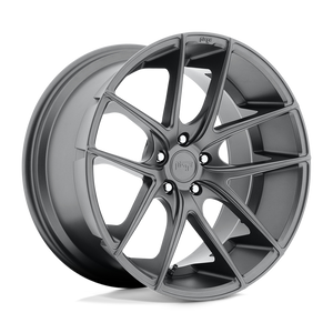 Niche M129 TARGA Matte Gun Metal 20x10 +40 5x114.3mm 72.6mm - WheelWiz