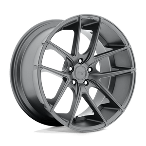 Niche M129 TARGA Matte Gunmetal 20x10 +40 5x120mm 72.6mm - Wheelwiz