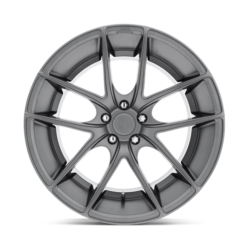 Niche M129 TARGA Matte Gun Metal 20x10 +40 5x114.3mm 72.6mm - WheelWiz