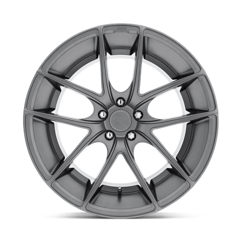 Niche M129 TARGA Matte Gun Metal 20x10 +40 5x120mm 72.6mm - Wheelwiz