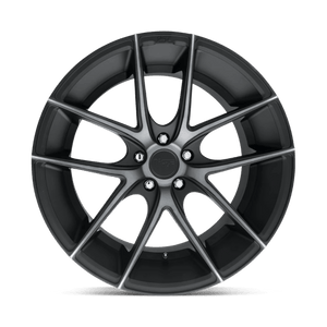 Niche M130 TARGA Matte Black Double Dark Tint 20x10.5 +27 5x112mm 66.6mm - WheelWiz