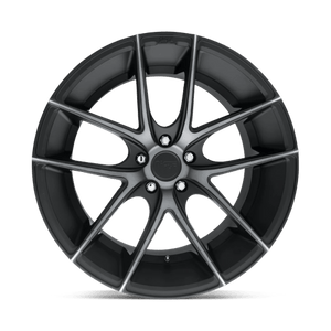 Niche M130 TARGA Matte Black Double Dark Tint 20x10 +40 5x114.3mm 72.6mm - Wheelwiz