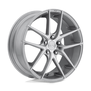 Niche M131 TARGA Gloss Silver Machined 18x8 +15 5x120mm 72.6mm - Wheelwiz