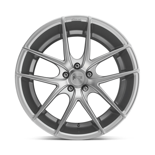 Niche M131 TARGA Gloss Silver Machined 20x8.5 +42 5x114.3mm 72.6mm - Wheelwiz