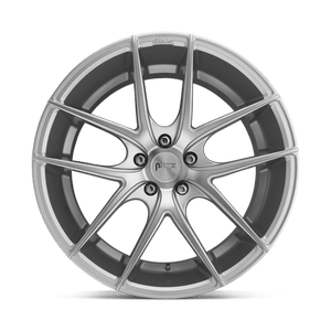 Niche M131 TARGA Gloss Silver Machined 20x8.5 +35 5x120mm 72.6mm - Wheelwiz