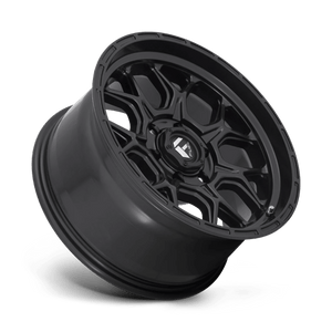 Fuel Offroad D670 TECH Matte Black 18x9 +1 6x139.7mm 106.1mm - Wheelwiz
