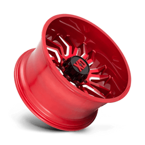 XD Series XD858 TENSION Candy Red Milled 22x10 -18 8x170mm 125.1mm - Wheelwiz