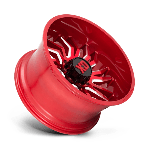 XD Series XD858 TENSION Candy Red Milled 22x12 -44 8x165.1mm 125.1mm - Wheelwiz