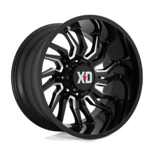 XD Series XD858 TENSION Gloss Black Milled 22x10 -18 6x135mm 87.1mm - Wheelwiz