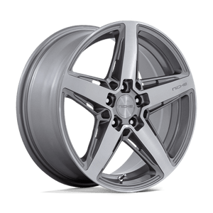 Niche M270 TERAMO Anthracite Brushed Face Tint 18x8 +30 5x100mm 66.1mm - Wheelwiz