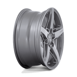 Niche M270 TERAMO Anthracite Brushed Face Tint 20x10.5 +40 5x120mm 72.6mm - Wheelwiz