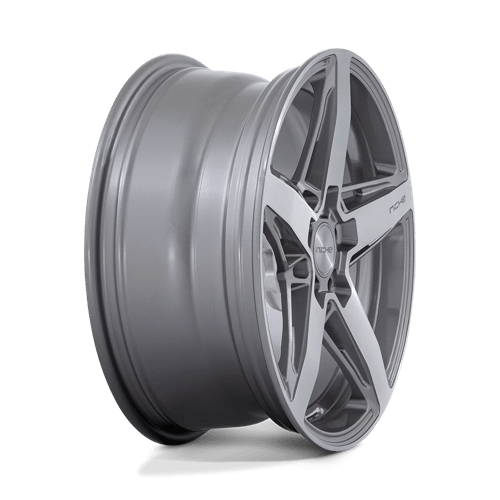 Niche M270 TERAMO Anthracite Brushed Face Tint 20x10.5 +40 5x112mm 66.6mm - Wheelwiz
