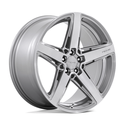 Niche M270 TERAMO Anthracite Brushed Face Tint 20x9.5 +32 5x112mm 66.6mm - Wheelwiz