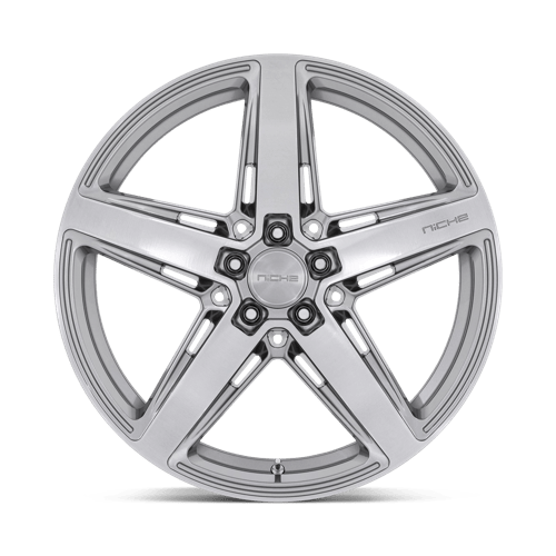 Niche M270 TERAMO Anthracite Brushed Face Tint 20x10.5 +27 5x112mm 66.6mm