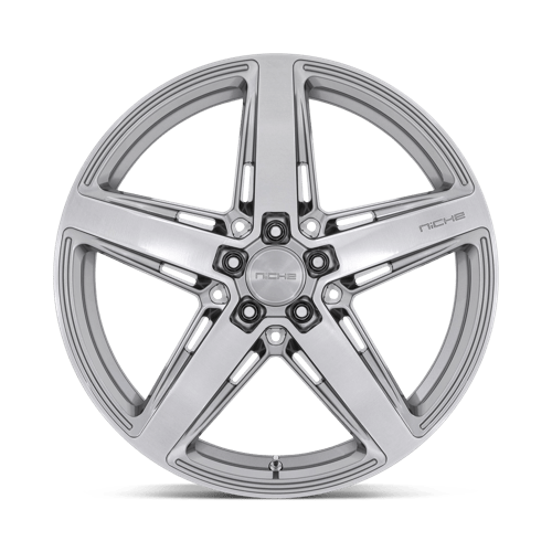 Niche M270 TERAMO Anthracite Brushed Face Tint 20x9.5 +15 5x115mm 71.5mm - Wheelwiz