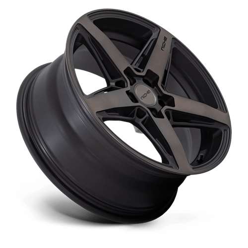 Niche M271 TERAMO Matte Black W Double Dark Tint 18x8 +30 5x112mm 66.6mm - Wheelwiz