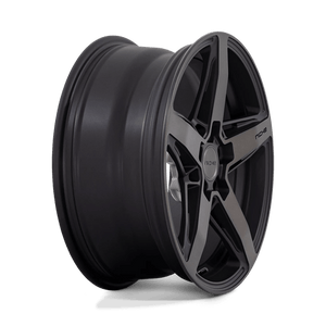 Niche M271 TERAMO Matte Black W Double Dark Tint 18x8 +30 5x100mm 66.1mm - Wheelwiz