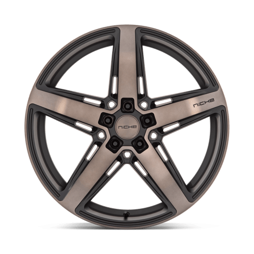 Niche M271 TERAMO Matte Black W Double Dark Tint 20x11 +20 5x115mm 71.5mm - Wheelwiz