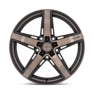 Niche M271 TERAMO Matte Black W Double Dark Tint 20x11 +20 5x115mm 71.5mm - Wheelwiz