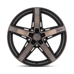 Niche M271 TERAMO Matte Black W Double Dark Tint 20x10.5 +30 5x114.3mm 72.6mm