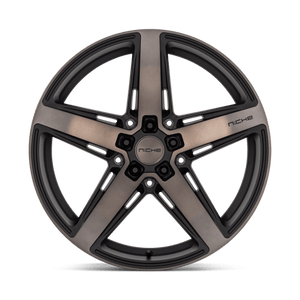 Niche M271 TERAMO Matte Black W Double Dark Tint 20x9 +35 5x114.3mm 72.6mm - Wheelwiz