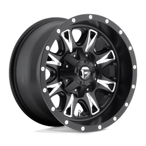 Fuel Offroad D513 THROTTLE Matte Black Milled 17x9 -12 8x170mm 125.1mm - WheelWiz