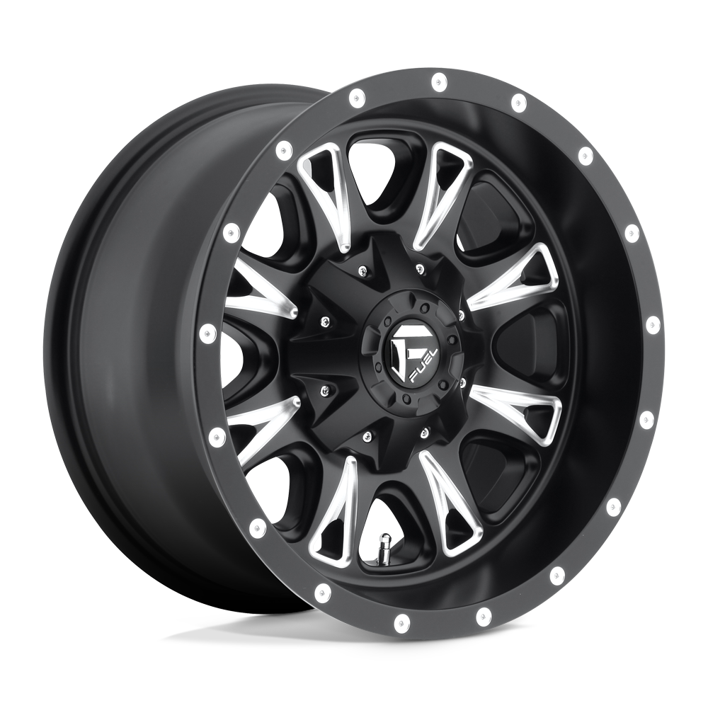 Fuel Offroad D513 THROTTLE Matte Black Milled 18x10 -24 6x135|6x139.7mm 106.1mm - WheelWiz