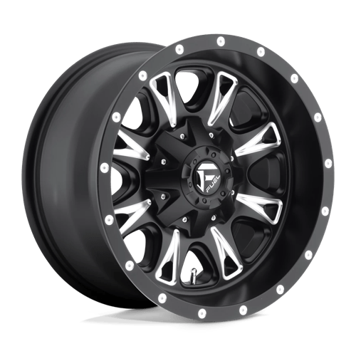Fuel Offroad D513 THROTTLE Matte Black Milled 18x9 +01 6x135|6x139.7mm 106.1mm - WheelWiz