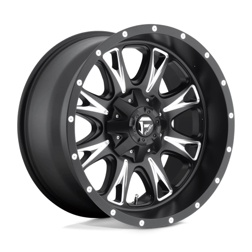Fuel Offroad D513 THROTTLE Matte Black Milled 20x10 -24 6x135|6x139.7mm 106.1mm - Wheelwiz