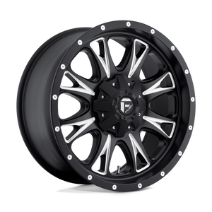 Fuel Offroad D513 THROTTLE Matte Black Milled 20x9 +14 6x135|6x139.7mm 106.1mm - WheelWiz