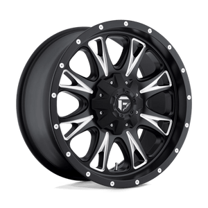 Fuel Offroad D513 THROTTLE Matte Black Milled 20x9 +14 6x135|6x139.7mm 106.1mm - WheelWiz