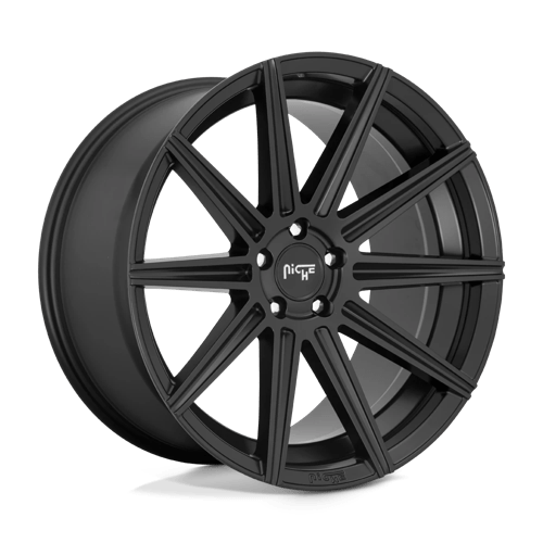 Niche M242 TIFOSI Matte Black 20x10.5 +27 5x112mm 66.6mm - Wheelwiz