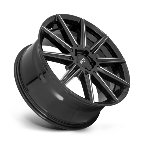 Niche M243 TIFOSI Gloss Black Milled 20x9 +27 5x112mm 66.6mm - Wheelwiz