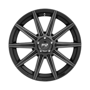 Niche M243 TIFOSI Gloss Black Milled 20x10.5 +40 5x112mm 66.6mm - WheelWiz