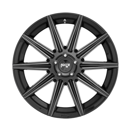 Niche M243 TIFOSI Gloss Black Milled 20x9 +38 5x115mm 70.3mm - WheelWiz
