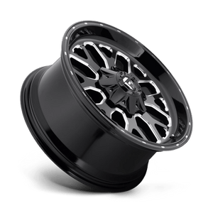 Fuel Offroad D588 TITAN Gloss Black Milled 20x9 +20 6x120|6x139.7mm 78.1mm - Wheelwiz