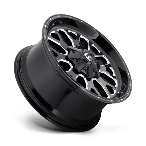 Fuel Offroad D588 TITAN Gloss Black Milled 20x12 -43 8x170mm 125.1mm - WheelWiz