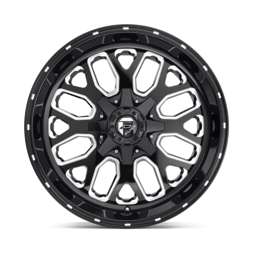 Fuel Offroad D588 TITAN Gloss Black Milled 20x9 +20 6x135|6x139.7mm 106.1mm - Wheelwiz