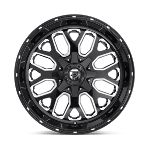 Fuel Offroad D588 TITAN Gloss Black Milled 20x9 +20 6x135|6x139.7mm 106.1mm - Wheelwiz