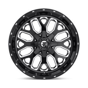 Fuel Offroad D588 TITAN Gloss Black Milled 20x9 +1 6x135|6x139.7mm 106.1mm - Wheelwiz