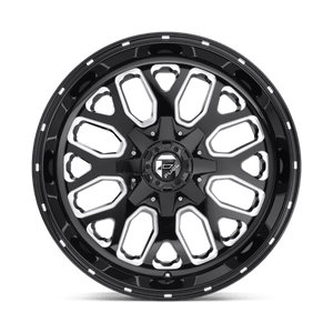 Fuel Offroad D588 TITAN Gloss Black Milled 20x9 +20 6x120|6x139.7mm 78.1mm - Wheelwiz