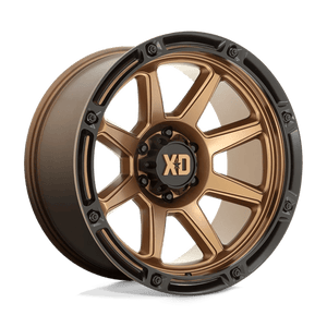 XD Series XD863 Matte Bronze W/ Black Lip 20x9 0 8x170mm 125.1mm - Wheelwiz