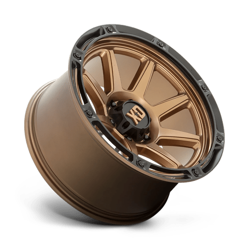 XD Series XD863 Matte Bronze W/ Black Lip 20x10 -18 6x139.7mm 106.1mm - Wheelwiz