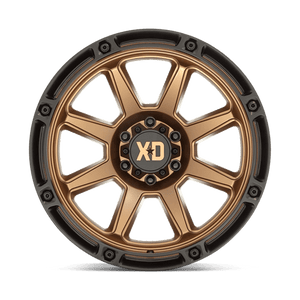 XD Series XD863 Matte Bronze W/ Black Lip 20x9 0 6x139.7mm 106.1mm - Wheelwiz