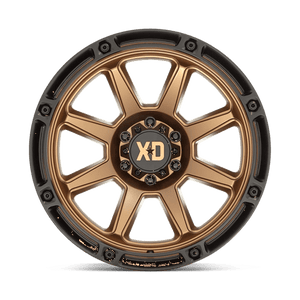 XD Series XD863 Matte Bronze W/ Black Lip 20x9 0 6x139.7mm 106.1mm - Wheelwiz