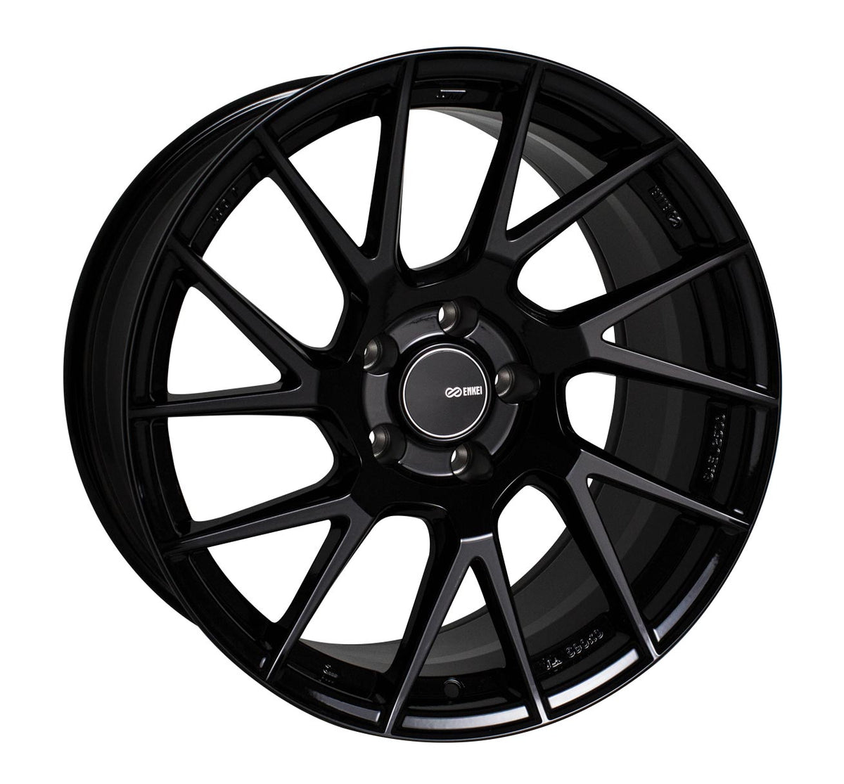 Enkei TM7 Black Paint 17x8 +45 5x100mm 72.6mm - WheelWiz